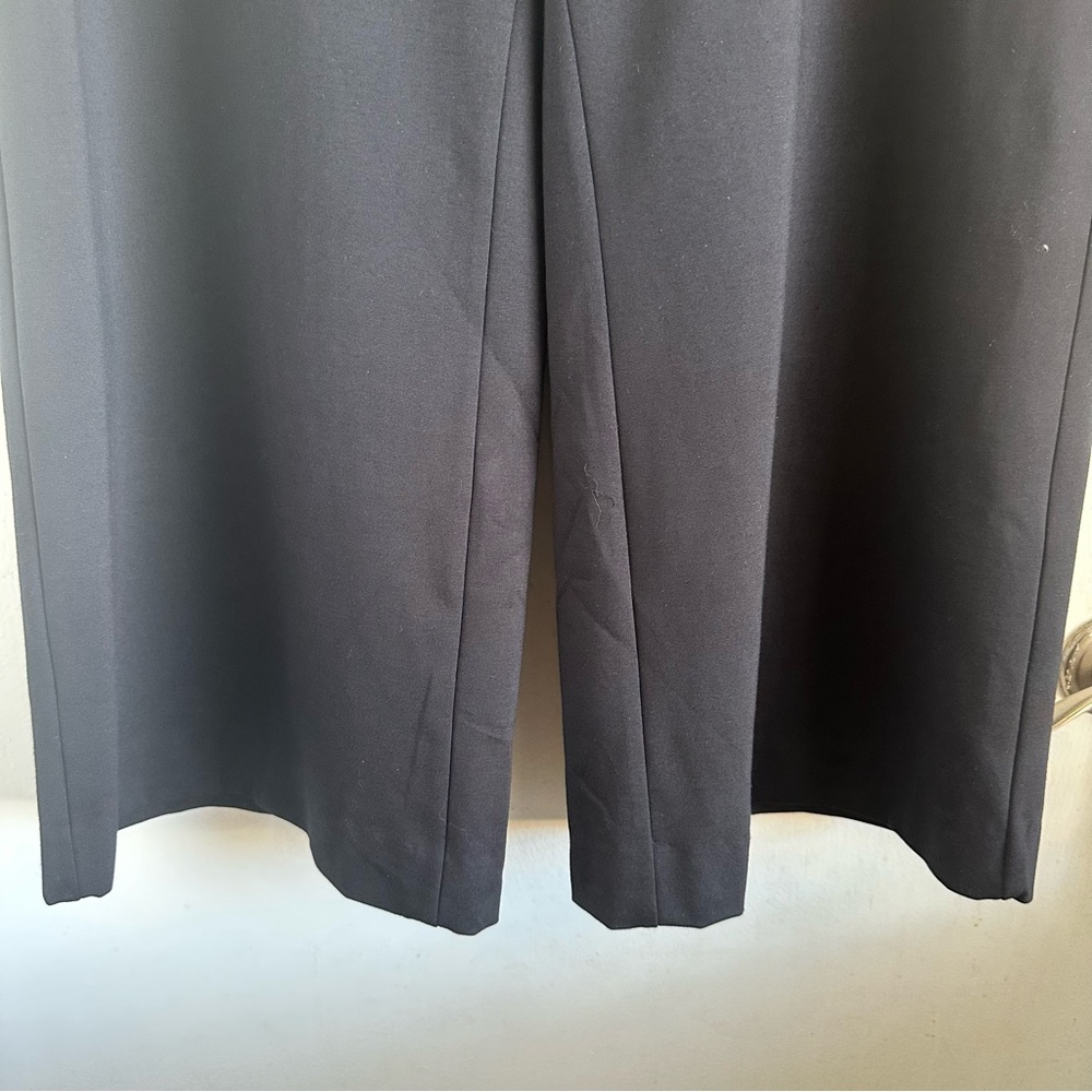 Ann Taylor The Sailor Dramatic Black Wide-Leg Stretchy Trousers Pants Size 16P - Picture 5 of 15